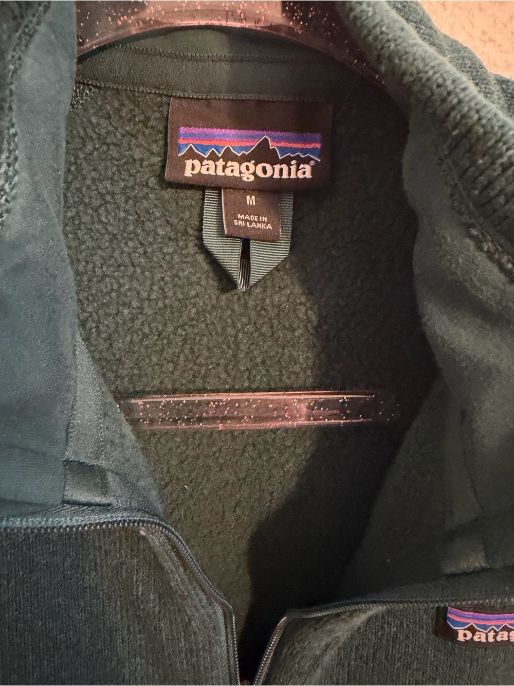 Patagonia Better Sweater Dark Green Full-Zip Vest (Sz M - excellent condition) - Picture 2 of 4
